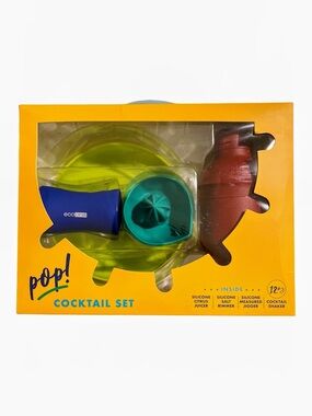 Pop! Silicone Cocktail Barware Set